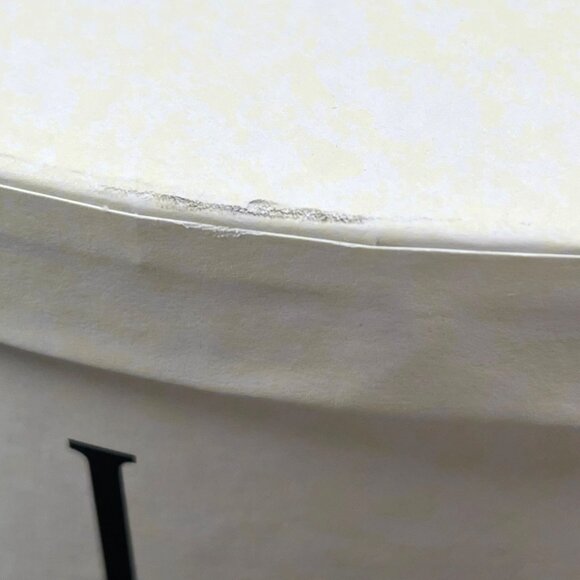 Bvlgari EMPTY Ivory Round Perfume Gift Box Ribbon Luxury Designer Storage READ - Picture 9 of 16